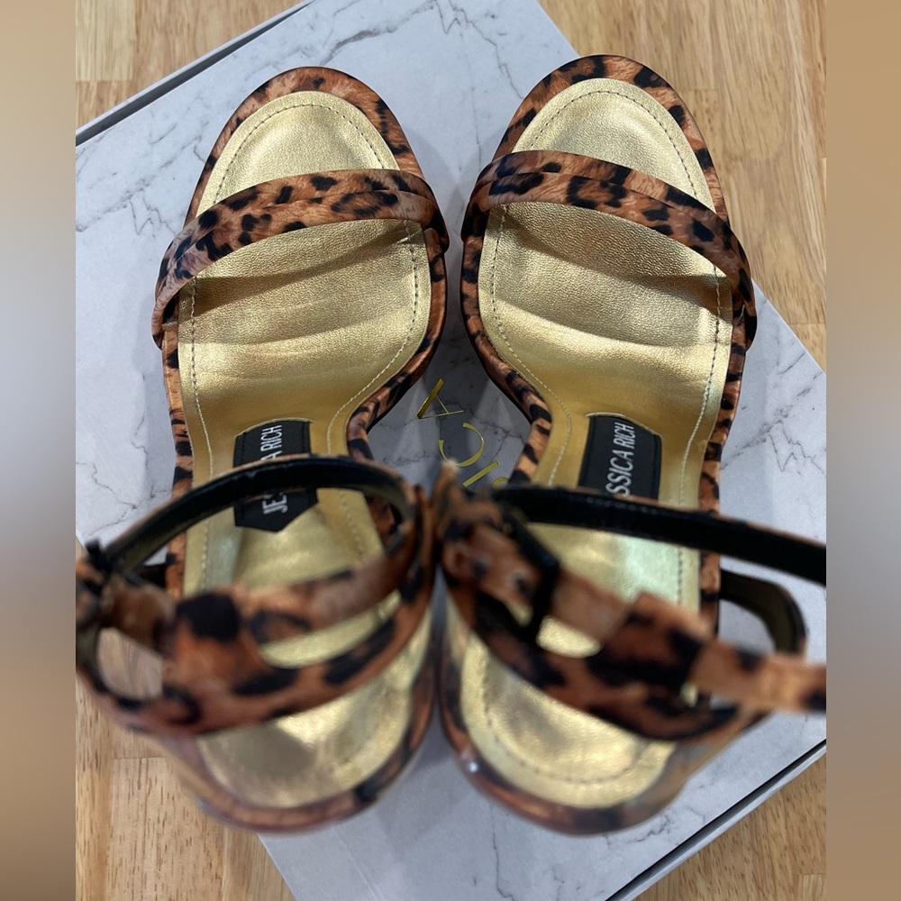 JESSICA RICH - Leopard Sandals - Picture 5 of 13